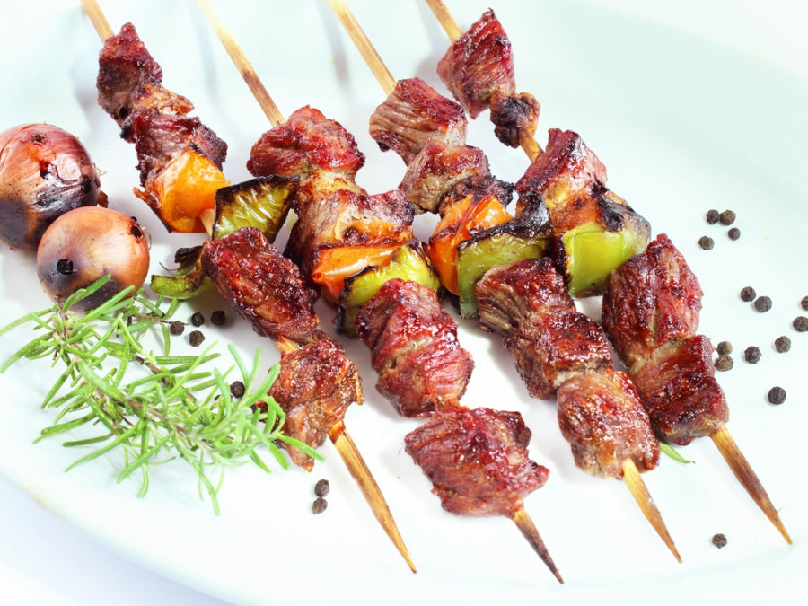 KEBABS DE CORDERO DE JERUSALÉN A LA BARBACOA